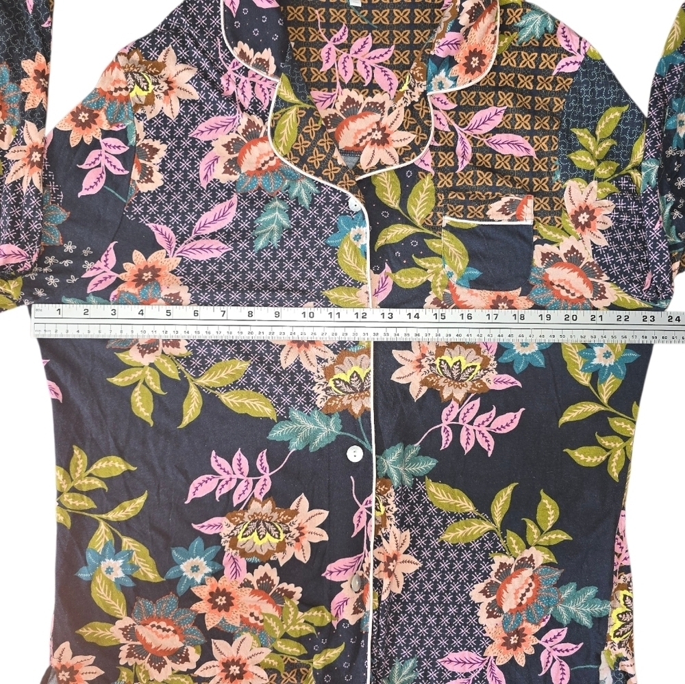 Johnny Was The Carly PJ Set Size XL Floral Boho - Picture 9 of 12